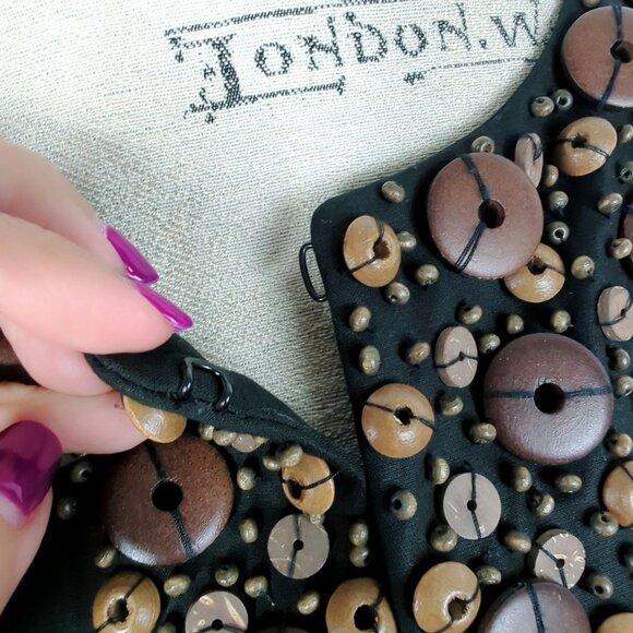 Lafayette 148 Blazer Jacket 0 Black Brown - Picture 7 of 9